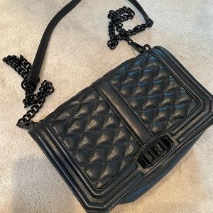 Rebecca Minkoff chevron quilted love crossbody